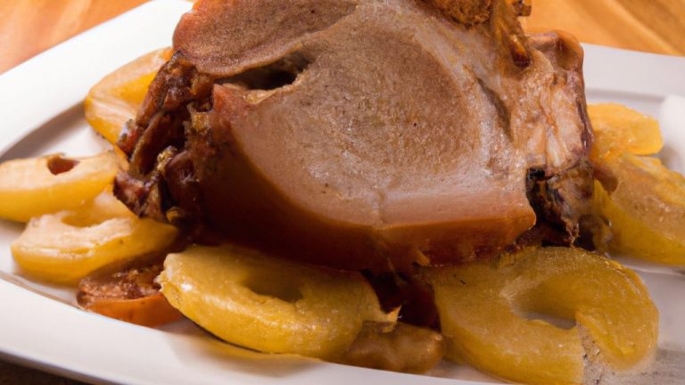 Lombinho de porco com laranja e mel