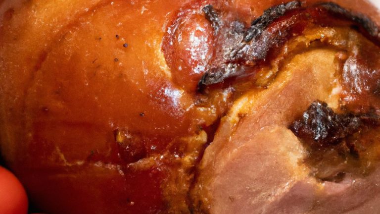 Lombinho de porco no forno com mel e mostarda