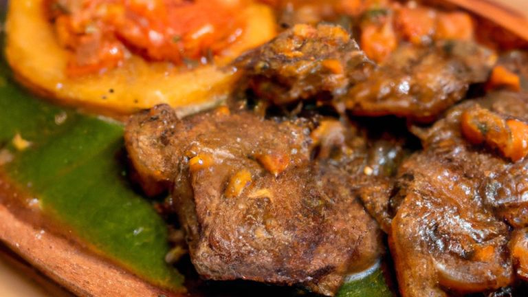 Lombo ao molho de tamarindo