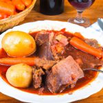 Lombo ao molho de vinho tinto