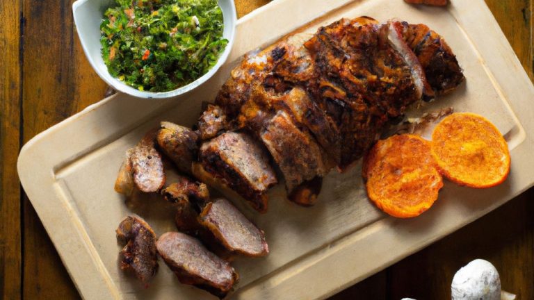 Lombo com molho barbecue