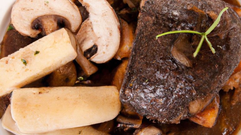 Lombo com molho de champignon