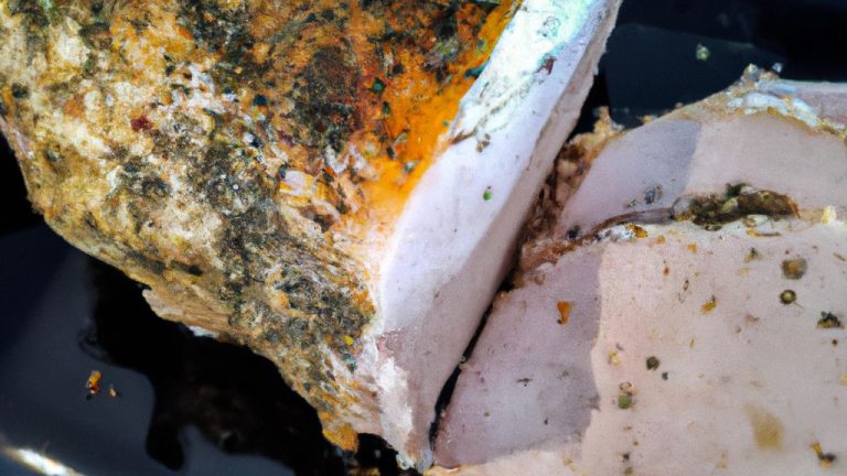 Lombo de porco com creme e orégano