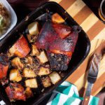 Lombo de porco com mel e cerveja