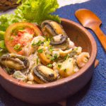 Mexilhão com crosta crocante