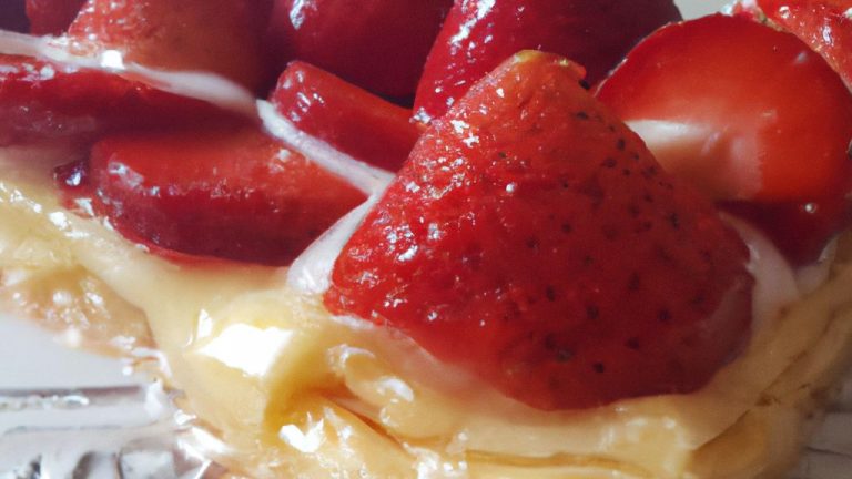 Mil folhas de morango (sem lactose)