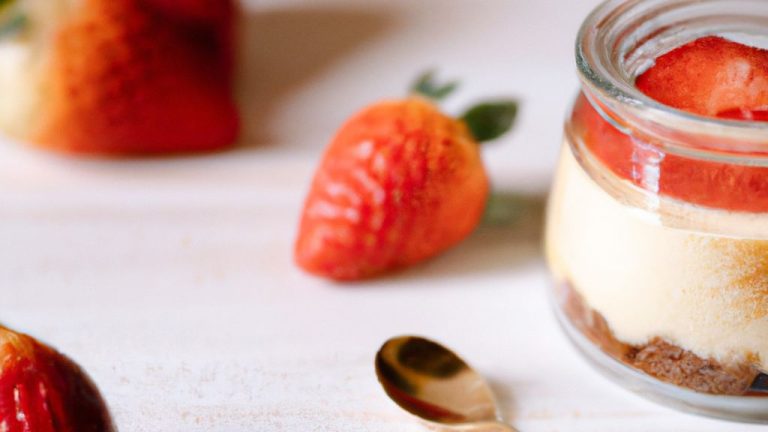 Mini Cheesecake de Morango