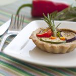 Mini torta de legumes light