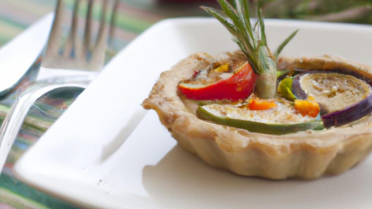 Mini torta de legumes light