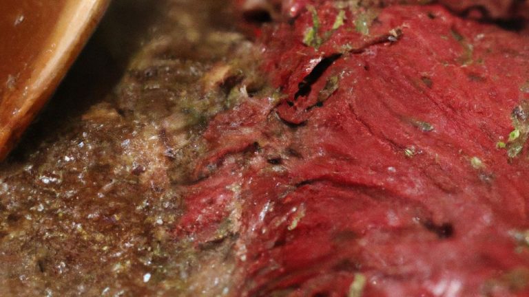Molho de vinho tinto para carne