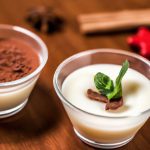 Mousse de Chocolate Branco e Romã