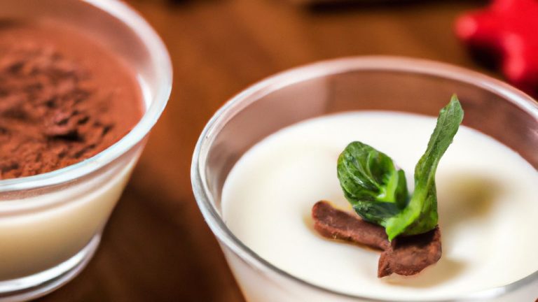 Mousse de Chocolate Branco e Romã