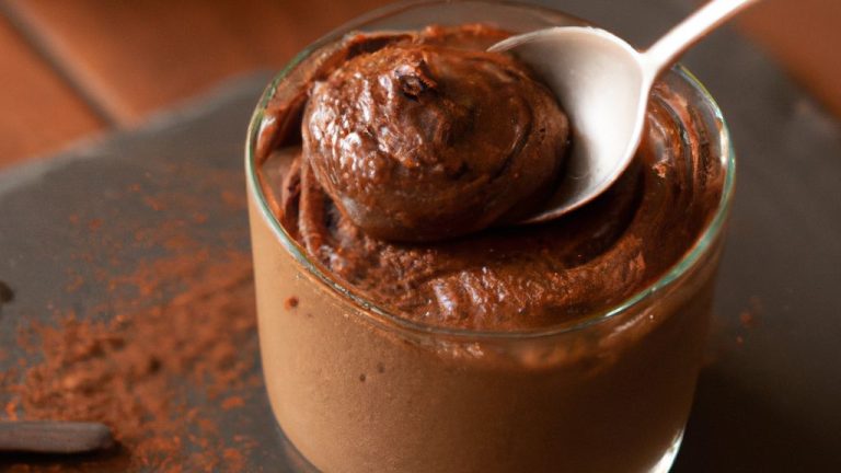 Mousse de chocolate light cremosa