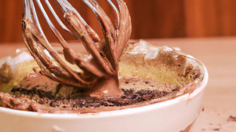 Mousse de chocolate para ovo de colher