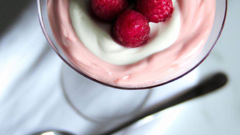 Mousse de framboesa