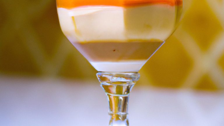 Mousse de fruta do conde