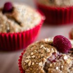 Muffins de Framboesas com Nozes