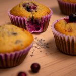 Muffins de Mirtilo sem Glúten e Lactose
