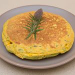 Omelete com aspargo