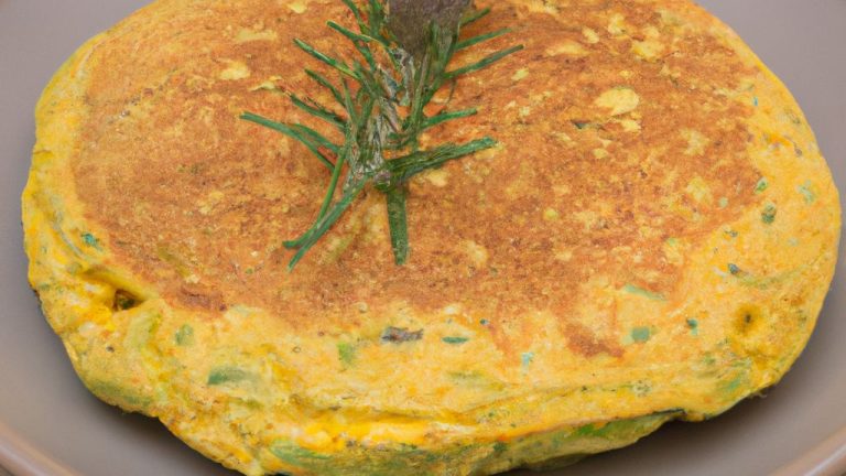 Omelete com aspargo