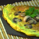 Omelete com Cogumelos Frescos