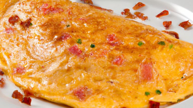 Omelete com queijo