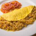 Omelete com quinoa