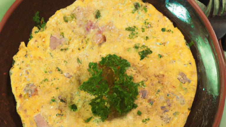Omelete de atum simples