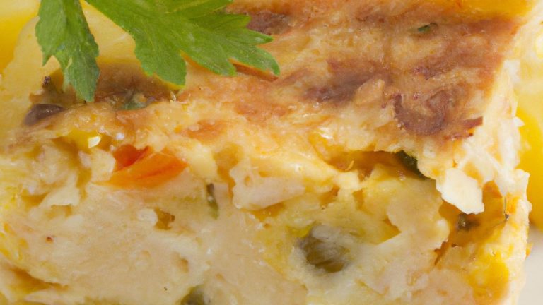 Omelete de bacalhau