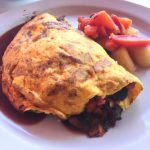 Omelete de carne moída