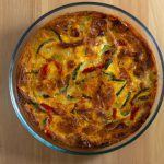 Omelete de forno com legumes