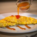 Omelete de frango ao molho