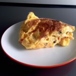 Omelete de micro-ondas simples