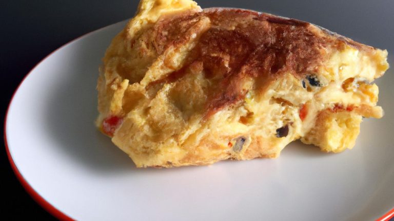 Omelete de micro-ondas simples