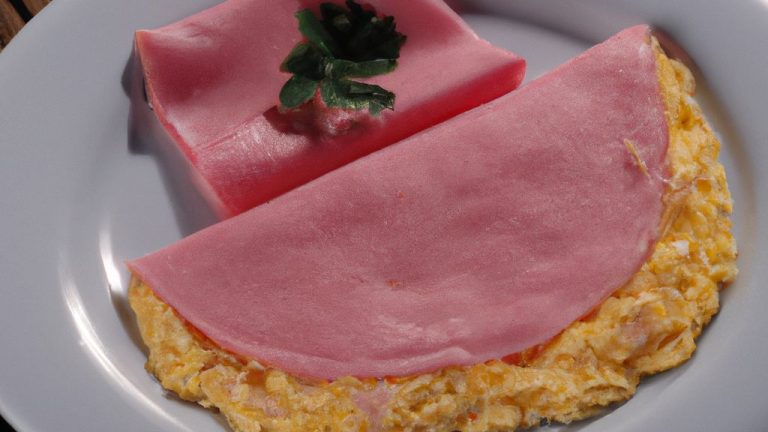 Omelete de mortadela