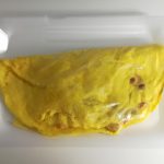Omelete no saco plástico