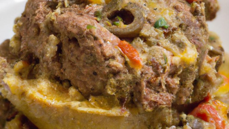 Ossobuco na pressão com molho