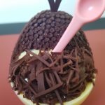 Ovo de Páscoa de Colher com Recheio de Brigadeiro