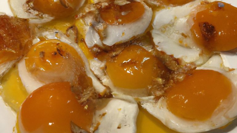 Ovo frito temperado