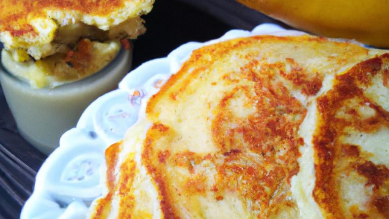 Panqueca de banana com farinha de amêndoas