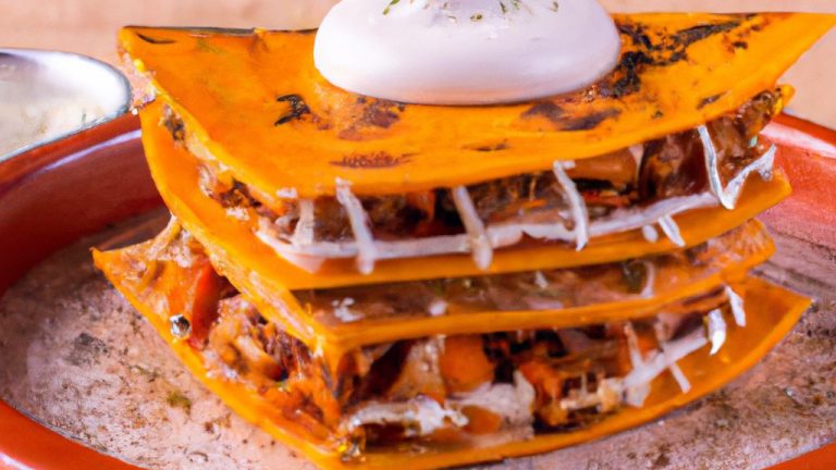 Panqueca de carne moída cremosa
