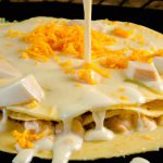 Panqueca de Frango com Requeijão