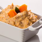 Patê de frango com creme de leite e cenoura