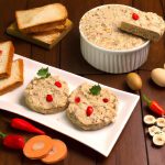 Patê de frango light com pimentões