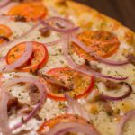 Pizza leve e saudável