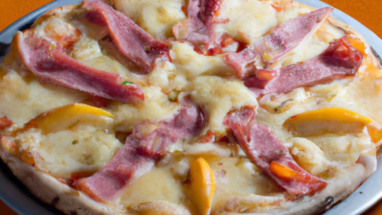 Pizza Mussarela e Bacon