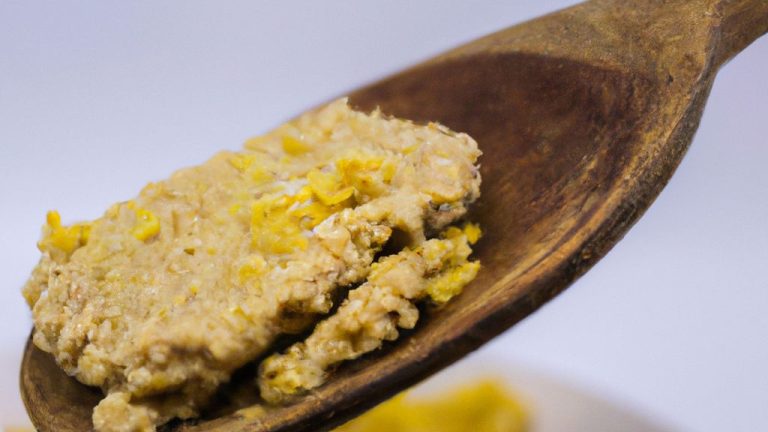 Polenta com proteína de soja