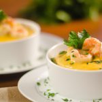 Polenta Cremosa com Camarão