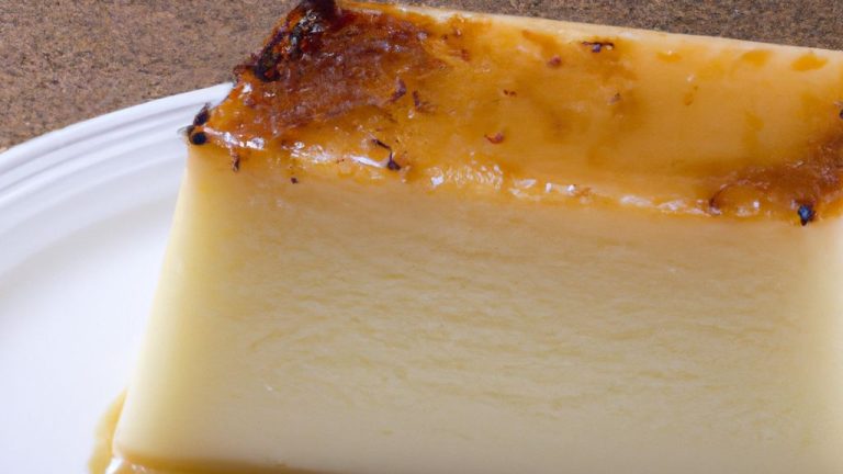 Pudim de Tapioca.
