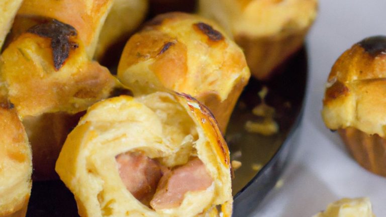 Queques de linguiça Toscana e azeitona